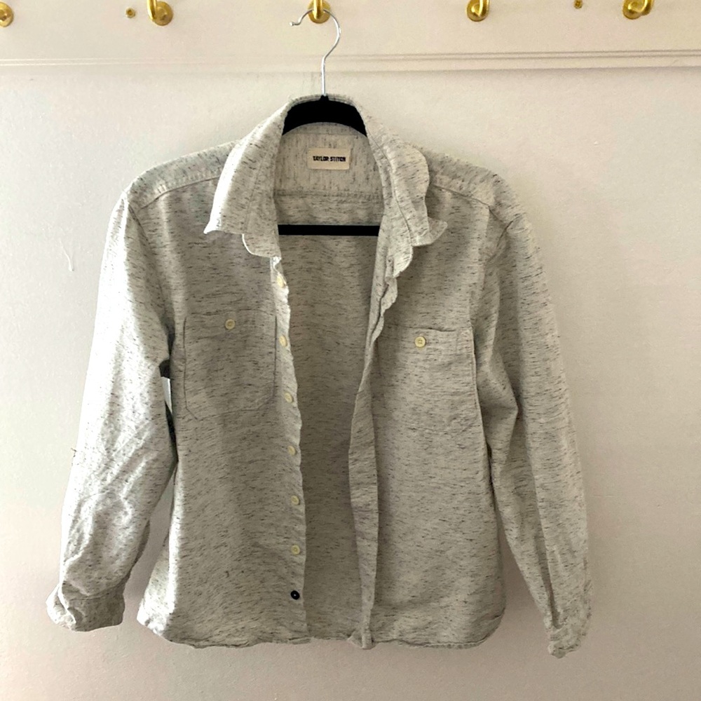 Taylor Stitch Utility Shirt in Japanese Kuroki Nep Size 42(L)- Made in USA!